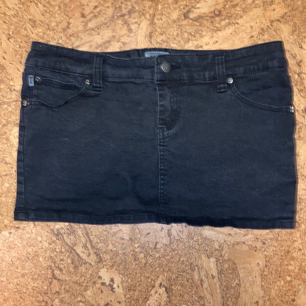 Tripp nyc mini jean skirt